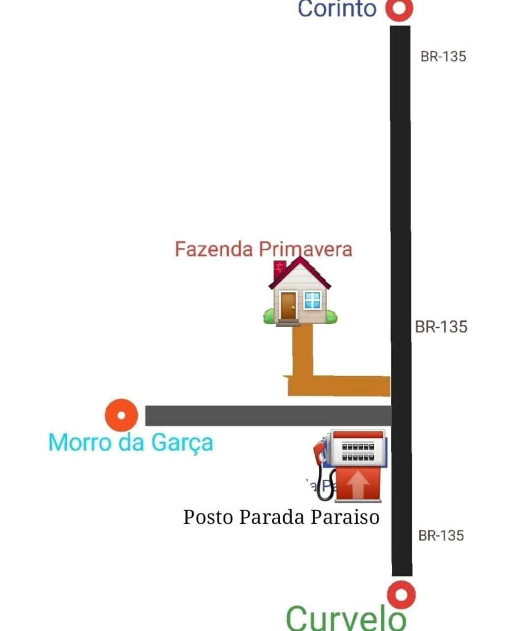Fazenda Com Piscina E Churrasqueira Br-135 Proximo Curvelo Corinto E Morro Da Garca Εξωτερικό φωτογραφία
